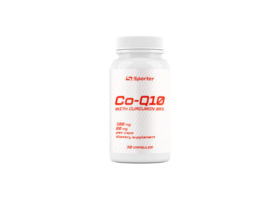Коензим Q10 + куркумін Sporter Coenzyme Q10 + Curcumin 120 мг капсули №30
