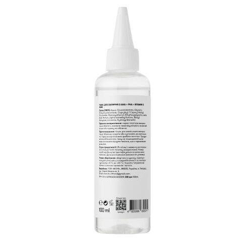 Тонік для обличчя Sane PHA + AHA + Vitamin C 2% з AHA, PHA кислотами і вітаміном С, 100 мл