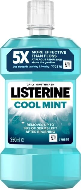 Ополіскувач для порожнини рота Listerine Cool Mint Свіжа м’ята, 250 мл