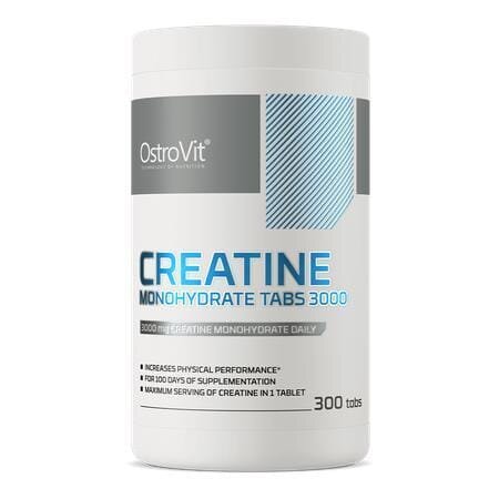 Креатин моногідрат OstroVit Creatine Monohydrate 3000 мг, 300 таблеток