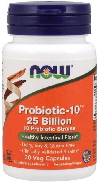 Пробіотик-10 NOW Probiotic-10 25 Billion вег. капсули №30
