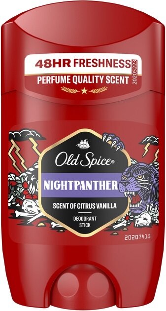 Дезодорант стік Old Spice Night Panther 48h для чоловіків, 50 мл