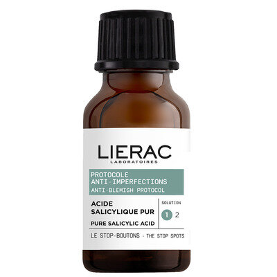 SOS-засіб Lierac Protocole Pure Salicylic Acid The Stop Spots проти недоліків шкіри із саліциловою кислотою, 15 мл