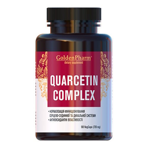 Кверцетин комплекс Golden Pharm капсули №90