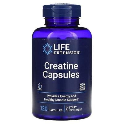 Креатин Life Extension Creatine Capsules, 120 капсул