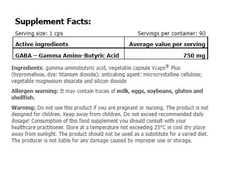 ГАМК (Габа) Amix Nutrition GreenDay GreenDay ProVegan Gold GABA веганські капсули №90