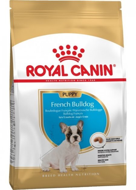 Корм сухий для цуценят Royal Canin French Bulldog Puppy породи французький бульдог до 12 місяців, 1 кг