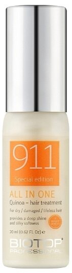 Спрей для волосся Biotop 911 Quinoa All In One з протеїнами кіноа, 20 мл