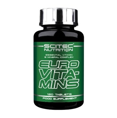 Вітамінно-мінеральний комплекс Scitec Nutrition Euro Vita-Mins, 120 таблеток