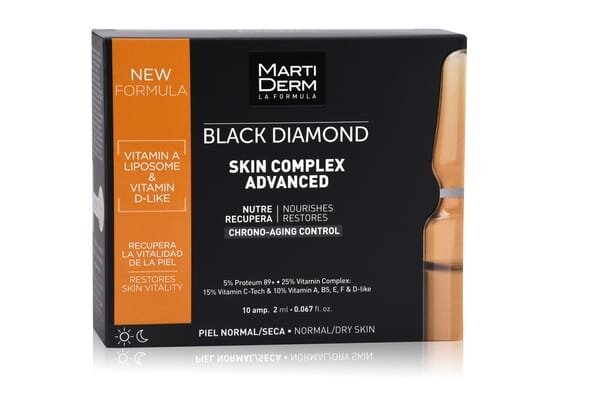 Ампули MartiDerm Black Diamond Skin Complex Advanced, 10 штук по 2 мл