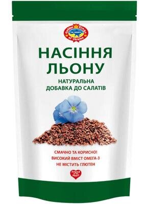Льону насіння Golden Kings of Ukraine у м'якій упаковці, 100 г