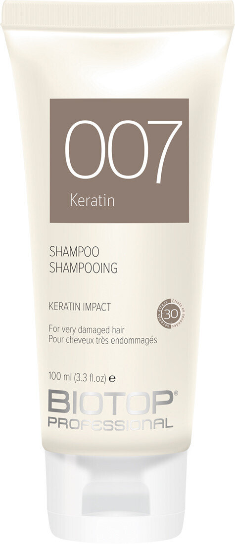 Набір Biotop 007 Keratin Starter Kit (шампунь 100 мл + маска 100 мл + сироватка 10 мл)