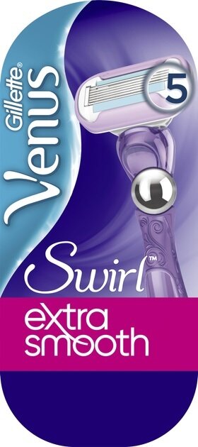 Станок для гоління (бритва) Venus 5 Swirl з 1 змінним картриджем жіночий