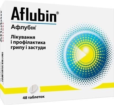 Афлубін таблетки №48 (12х4)