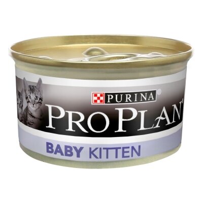 Корм вологий для кошенят Purina Pro Plan Baby Kitten мус з куркою, 85 г