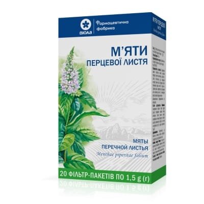 М'яти перцевої листя по 1.5 г №20 у філ.-пак.