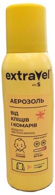 Аерозоль від кліщів і комарів ExtraVel Kids для дітей від 2 років, 100 мл