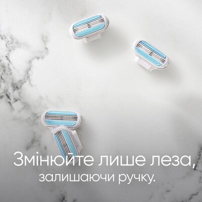 Картриджі змінні для гоління (леза) Venus 3 Smooth, 4 шт