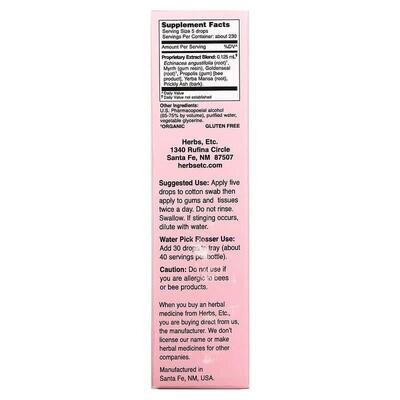 Здоров'я ротової порожнини Herbs Etc Mouth Tonic, 30 мл