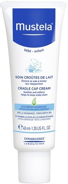 Крем Mustela Bebe дитячий від себорейних кірочок, 40 мл