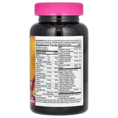 Мультивітаміни для жінок 50+ Nature's Way Alive! Womens Gummy 50+, 75 жувальних таблеток