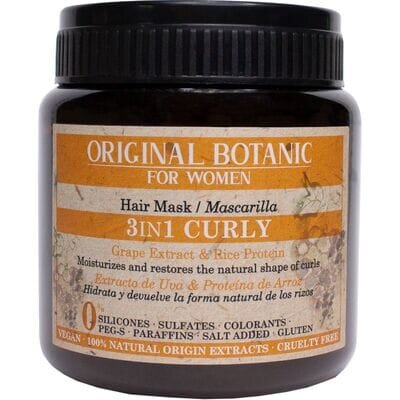 Маска Original Botanic Curly 3 в 1 для кучерявого волосся жіноча, 250 мл