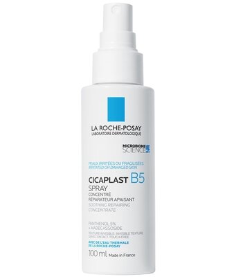 Спрей-концентрат La Roche-Posay Cicaplast B5 заспокійливий відновлювальний для подразненої або пошкодженої шкіри обличчя та тіла, 100 мл