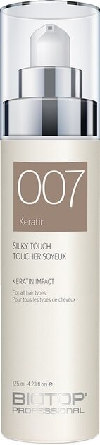 Серум для волосся Biotop 007 Keratin Silky Touch з кератином для укладання, 125 мл