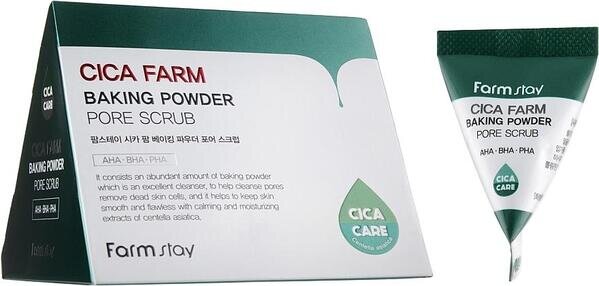 Скраб для очищення пор Farmstay Baking Powder центелла азіатська, 7г