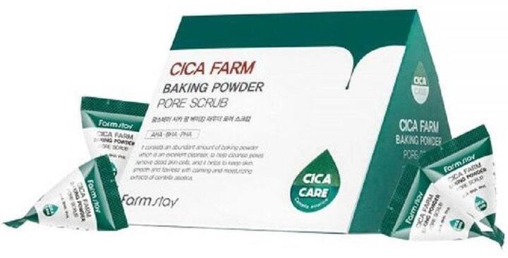 Скраб для очищення пор Farmstay Baking Powder центелла азіатська, 7г
