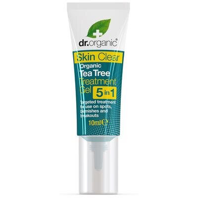 Гель для обличчя Dr. Organic Skin Clear 5 в 1 від недоліків та запалень шкіри, 10 мл