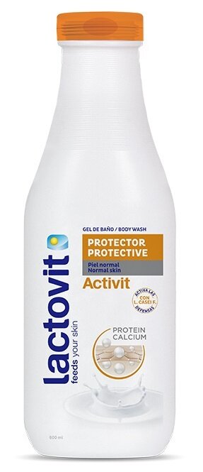 Гель для душу Lactovit Activit, 600 мл
