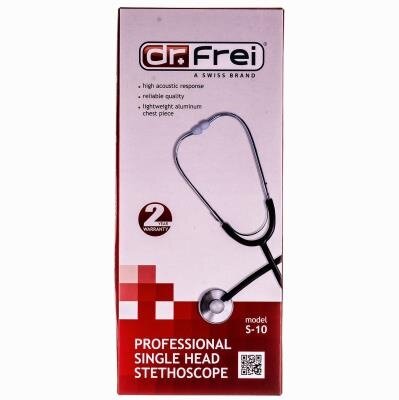 Стетоскоп Dr. Frei S-10 професійний з односторонньою головкою