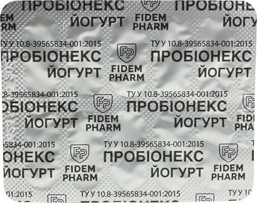 Пробіонекс Йогурт Fidem Pharm капсули №20