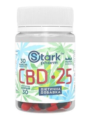 Канабідіол Stark Pharm CBD 25 мг, 30 капсул