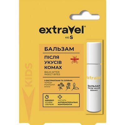 Бальзам після укусів комах ExtraVel Kids дитячий роликовий, 7 мл