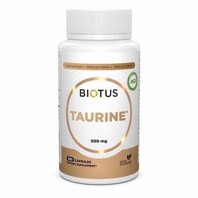 Таурін Biotus Taurine капсули по 500 мг №100