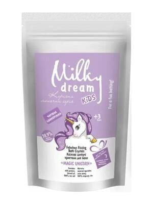 Сіль для ванн Milky Dream kids шипучі кристали Чарівна Єдиноріжка, 300 г