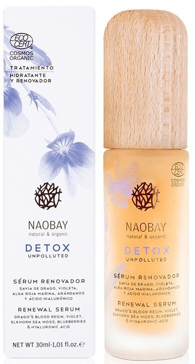 Сироватка для обличчя Naobay Detox відновлююча, 30 мл