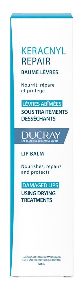Бальзам для губ Ducray Keracnyl Repair Lip Balm відновлюючий, 15 мл