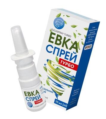 Евкаспрей турбо спрей наз., доз. 1 мг/мл по 10 мл у конт. поліет.