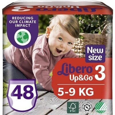 Підгузки-трусики Libero Up&Go розмір 3, 5-9 кг, 48 шт