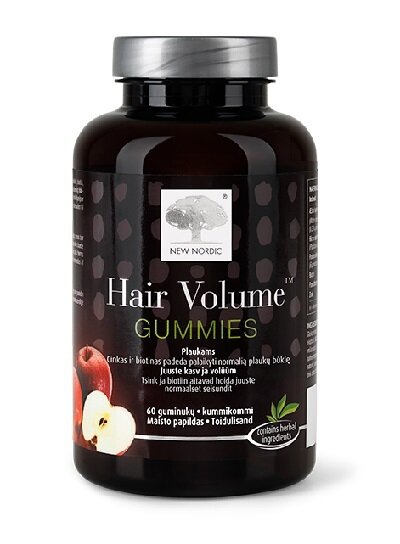Комплекс для росту і об'єму волосся New Nordic Hair Volume желейні пастилки №60