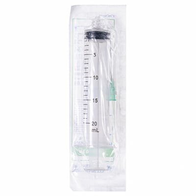 Шприц 20 мл Medicare Syringe 3-компонентний з голкою (0,8 мм х 38 мм), 1 штука