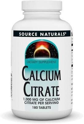 Кальцій цитрат Source Naturals Calcium Citrate, 180 таблеток