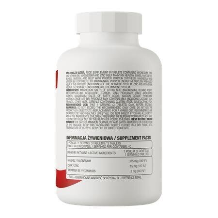 Комплекс OstroVit MgZB Ultra, 120 таблеток