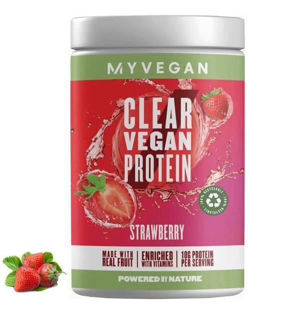 Веганський протеїн MyProtein Clear Vegan Protein зі смаком полуниці, 320 г