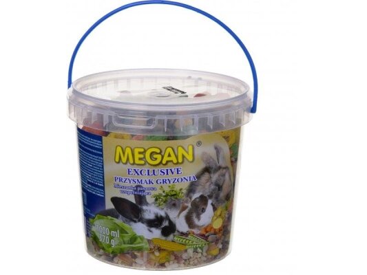 Корм Megan овочевий для гризунів 1 л/370 г відро