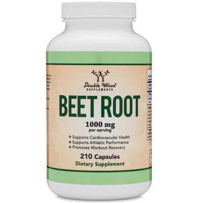 Корінь буряку Double Wood Beet Root 1000 мг, 210 капсул