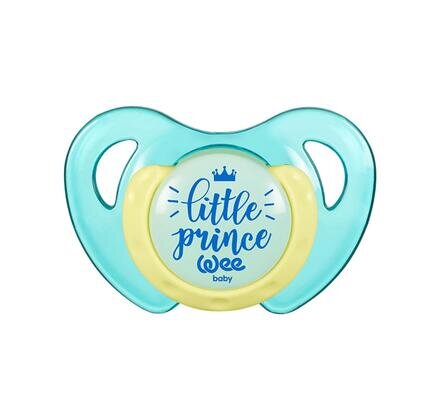Пустушка силіконова Wee Baby Butterfly №1 ортодонтична тританова 0-6 місяців, 1 шт